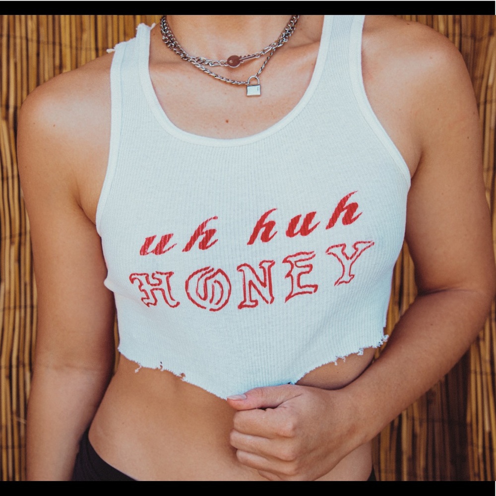 Handmade Graphic Crop Tank